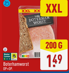  200 beter leven dieren bescherming xxl xx nutri score lekke boterham worst boterhamworst 
