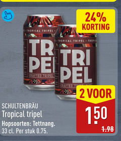  schultenbrau speciaalbieren 2 24 33 150 tropical tripel crafted hopsoorten stuk tri to 