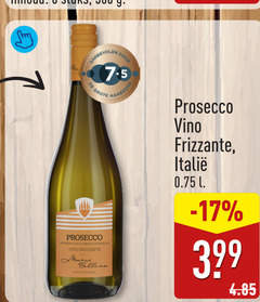  prosecco hamersma denominazione origine vino frizzante maris prodotto italia l 