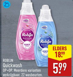  robijn wasmiddel 22 quickwash pro speed advanced korte wasjes sunset bloom meerdere wasbeurten morning elders 