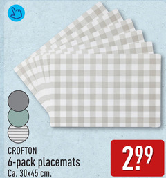  6 pack placemats ca. cm 