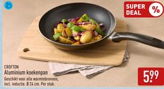  koekenpan 24 aluminium warmtebronnen inductie cm stuk super deal 