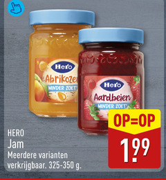  hero jam abrikozen minder zoet meerdere aardbeien 