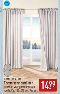  home creation thermische gordijnen gordijnrails roede ca. cm 