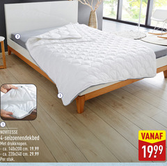  dekbed 1 2 4 novitesse 4-seizoenendekbed drukknopen ca. cm stuk 