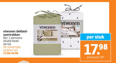  dekbedovertrek 1 vtwonen dekbed overtrekken persoons double faced varieeren stuk 