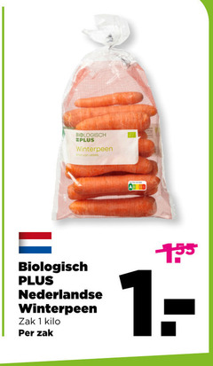  winterpeen 1 biologisch vezels nederlandse zak kilo 