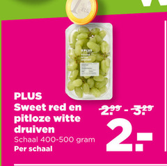  druiven eur sweet red pitloze witte schaal 