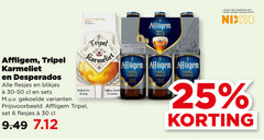  affligem desperados karmeliet speciaalbieren 6 16 18 25 30 300 biere belge tripel triple blikjes verfijnd fris romig jaar legitimatie alcohol nix18 