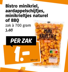 klik op dit plaatje voor een vergroting en voor vergelijkbare aanbiedingen gerelateerd aan
krieltjes aardappelschijfjes 700 bistro minikriel minikrieltjes naturel bbq zak kilo mini krieltjes aardappelschijfjes 700 bistro minikriel minikrieltjes naturel bbq zak kilo mini