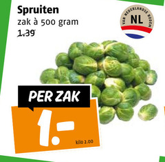  spruitjes 500 spruiten zak nederlandse nl bodem kilo 
