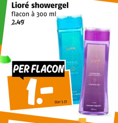  douchegel 300 showergel flacon ml liter 