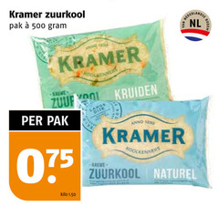  kramer zuurkool 10 500 pak rauwe anno dik kruiden nederlandse nl bodem kilo naturel 