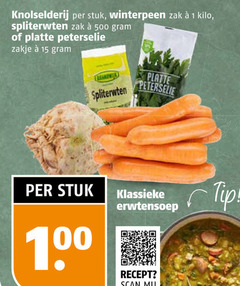  knolselderij winterpeen spliterwten 1 15 100 500 stuk zak kilo platte peterselie zakje klassieke erwtensoep recept tip 