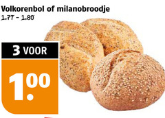  broodjes 3 100 milanobroodje 