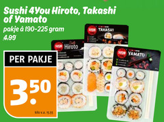  sushi 350 yamato pakje kilo v.a. 