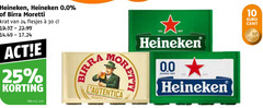  heineken 0.0 birra moretti krat bier 10 24 25 30 alcohol free cent liter v.a. ricette 