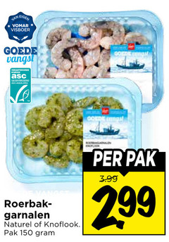  garnalen 150 visboer vangst asc-aqua.org roerbak naturel knoflook pak angst rook 3.99 