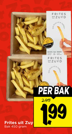  patat 450 frites bak 
