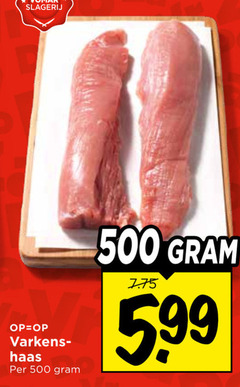  varkenshaas 500 slagerij varkens haas 5 99 