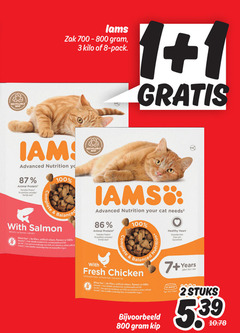  iams kattenvoer 2 3 8 13 100 recyclable bag lams zak kilo pack 1 advanced nutrition yo protein dierlijk eiwit balance with salmon lachs saumon zalm wheat free artificial colours flavours fiche plage sans colorants kunstmatige kleur your balanced fresh chicken poulet frais verse kip agents armes artificiels stellen smaakstoffen healthy heart gezond hart 7 days years jahre jaar stuks 