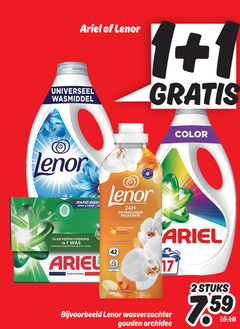  ariel lenor wasverzachter wasmiddel 1 17 42 color rapid vlekverwijdering action impeccable fraicheur relaxante ontspannende touche que ambre france synthetisch gouden orchidee 2stuks 7 