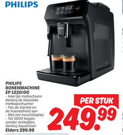  philips espressoapparaat 5000 aqua 00 melkschuim klassieke melkopschuimer pas sterkte hoeveelheid touchdisplay kopjes ontkalken aquaclean elders stuk 