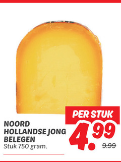  kaas 750 hollandse jong belegen stuk 4 99 