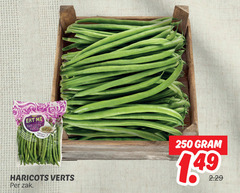  haricots verts 250 zak 