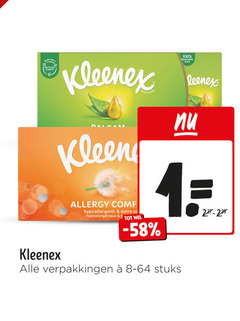  kleenex tissues zakdoeken 1 100 recycled allergy recyclable stuks 
