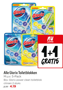  glorix toiletblok 1 2 5 valuepack clean citrus lasting hygiene fresh toiletblokken pack power citroen stuks 