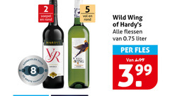 witte wijn rode 2 5 8 soepel rond hardys shiraz wild wing hamersma flessen liter fles 3.99 