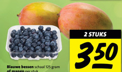 blauwe bessen mango 2 350 schaal stuk stuks 