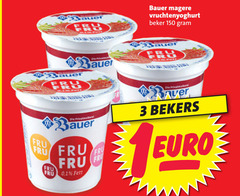  1 3 150 bauer vruchtenyoghurt beker bekers 