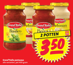  grand italia pastasaus 2 10 100 350 400 maestro pas basilico basilicum liana italiano prodotto potten pot 
