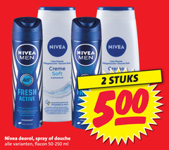  nivea deodorant douchegel 2 500 men fresh active longue du extraits ocean same core shower pflegedusche douche creme soft almond oil protecting formule vitamins oils deorol spray flacon ml stuks 
