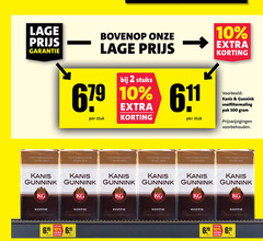  kanis en gunnink koffie 2 10 500 1885 lage bovenop koffiebranders stuks stuk snelfiltermaling pak voorbehouden 