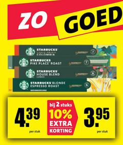  starbucks koffiecups 2 10 single colombia pike roast house blend lungo blonde espresso stuks stuk 