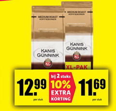  kanis en gunnink koffiebonen 2 10 medium roast xl pak stuks stuk 