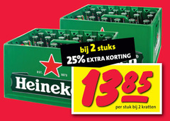  heineken krat bier 2 25 stuks stuk kratten 