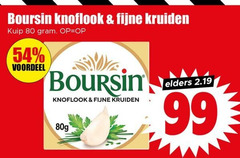  boursin roomkaas 80 99 knoflook fijne kruiden kuip voordeel elders 
