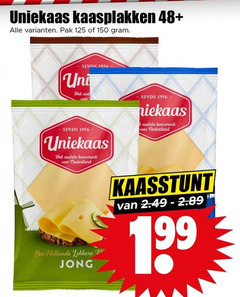  uniekaas kaasplakken 150 1956 48 pak uni oud nederland hollands jong 