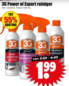  ontvetter ontstopper 33 55 500 3g power expert reiniger flacon ml professioneel schimmel vloeibare verwijderaar lastige vlekken kleding meubels super schone 