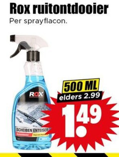  autoruit ontdooier 500 ruitontdooier sprayflacon ml elders enteiser 