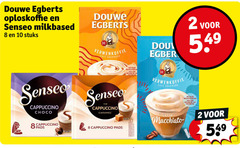  douwe egberts senseo oploskoffie koffiepads 2 8 10 milkbased stuks verwenkoffie cafe avec mousse la gourmand cappuccino choco caramel rijke lait pads latte macchiato 