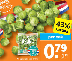  spruitjes 500 koken roerbakken stomen min natuur beter boer zak 