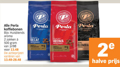  perla koffiebonen 2 6 500 huisblends aroma zakken varieeren l decaf soepel albert halve 