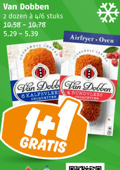  1 2 6 dobben dozen 4 stuks airfryer oven kalfsvlees croquetten 