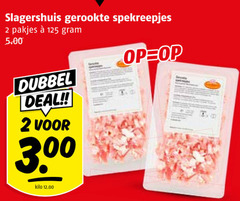  spekreepjes 2 slagershuis gerookte dubbel deal kilo seven 