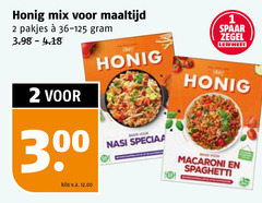  honig maaltijdmix 1 2 1867 mix maaltijd 00 kilo v.a. spaar zegel leifheit basis nasi macaroni spaghetti 